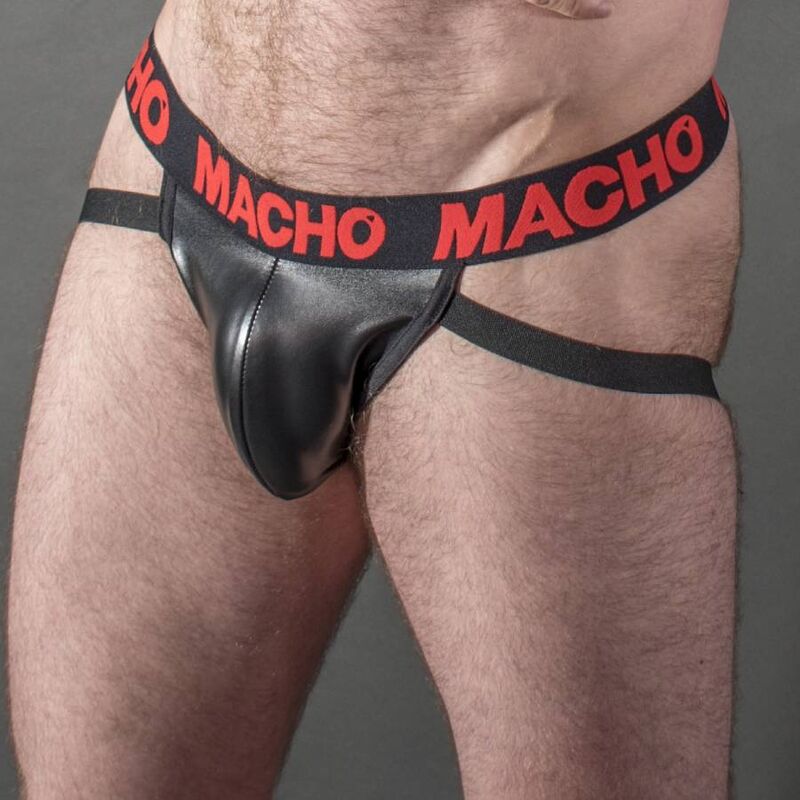 MACHO - MX25RC RED LEATHER JOCK L