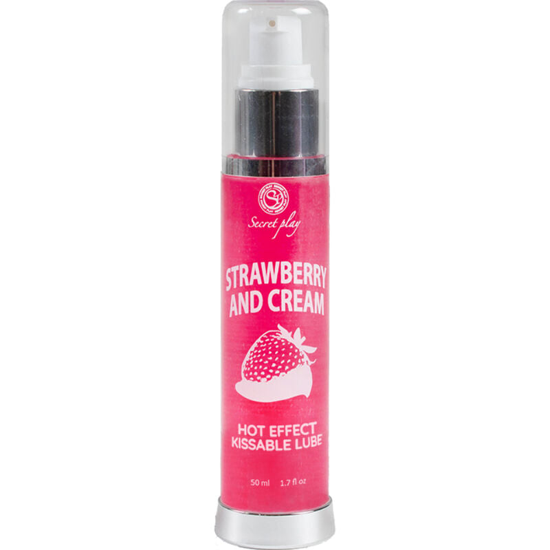 SECRETPLAY - 2-in-1 LUBRICANT STRAWBERRY & CREAM WARMING EFFECT 50 ML
