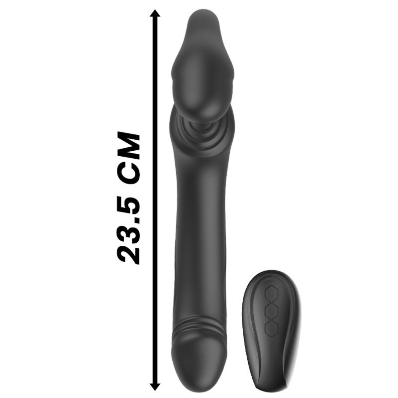IBIZA - STRAPLESS VIBRATOR WITH PUSH-BUTTON REMOTE CONTROL