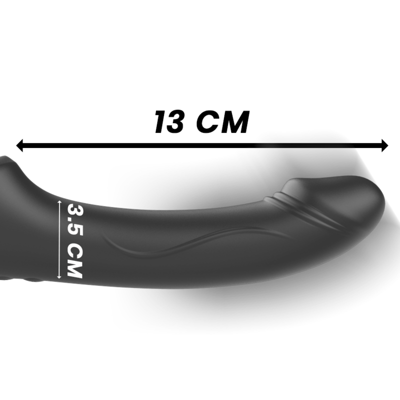 IBIZA - STRAPLESS VIBRATOR WITH PUSH-BUTTON REMOTE CONTROL