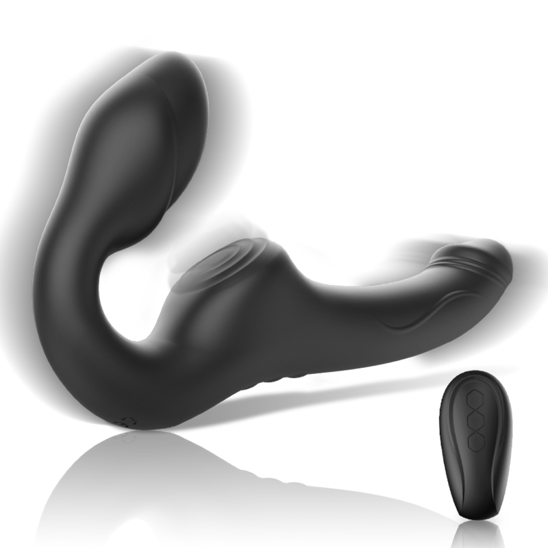 IBIZA - STRAPLESS VIBRATOR WITH PUSH-BUTTON REMOTE CONTROL
