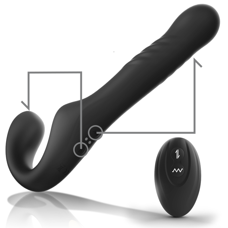 IBIZA - STRAPLESS VIBRATOR WITH UP & DOWN REMOTE CONTROL