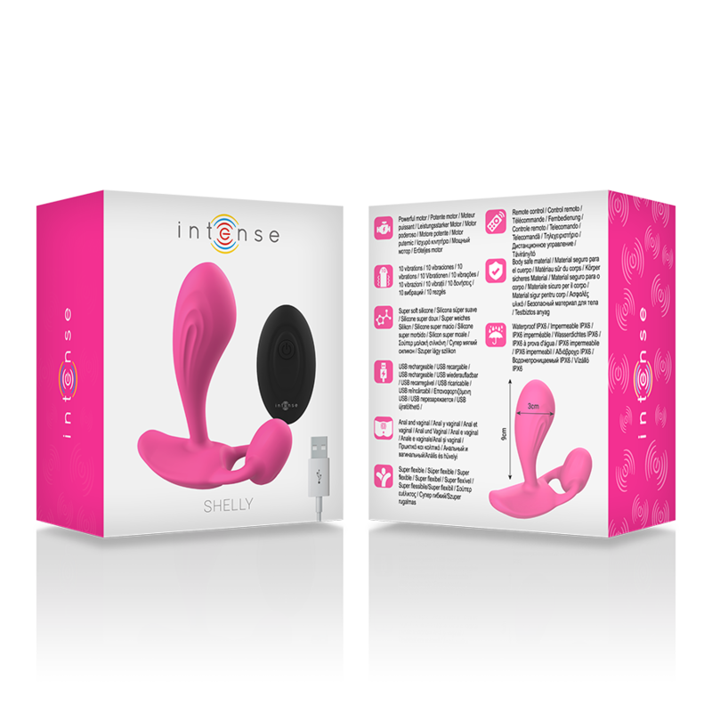 INTENSE - SHELLY PLUG PINK ANAL REMOTE