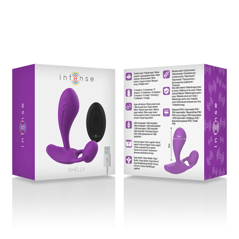 INTENSE - SHELLY PLUG VIOLET ANAL REMOTE CONTROL