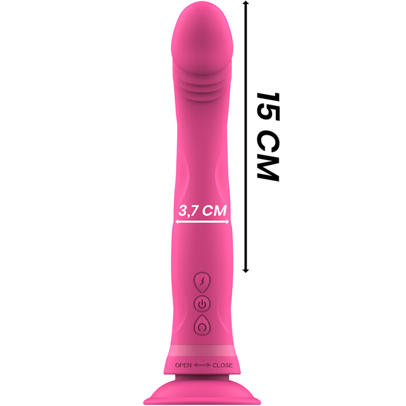 INTENSE - MICHELANGELO PINK SILICONE VIBRATOR