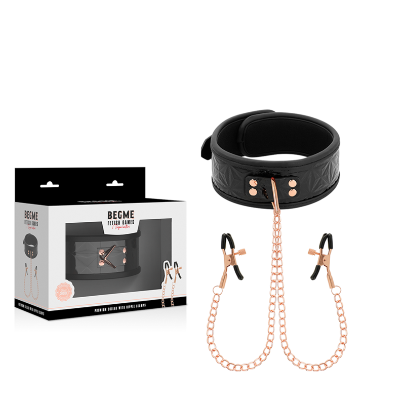 BEGME - BLACK EDITION BEGME BLACK EDITION COLLAR WITH METAL CLIPS