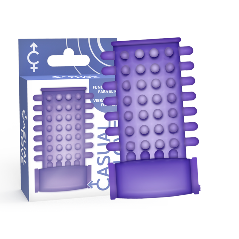CASUAL LOVE - LILAC VIBRATOR PENIS SLEEVE