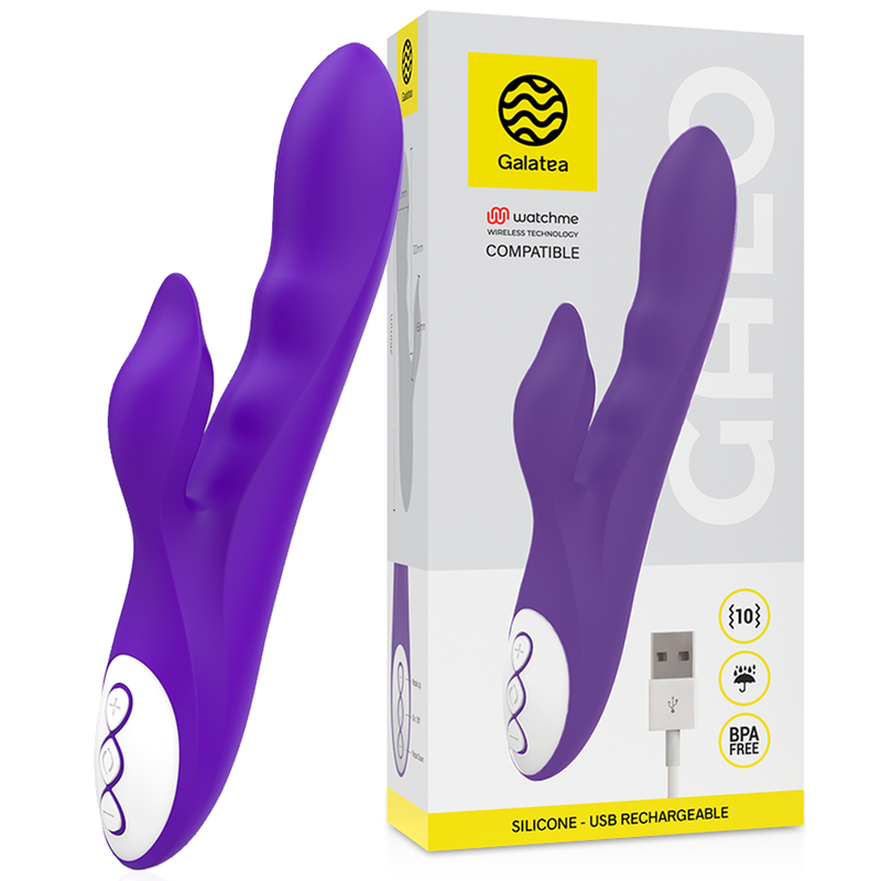 GALATEA - GALO VIBRATOR PURPLE + WATCHME REMOTE