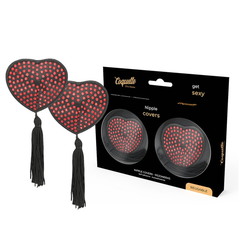 COQUETTE CHIC DESIRE - RED / BLACK HIDING POUCH