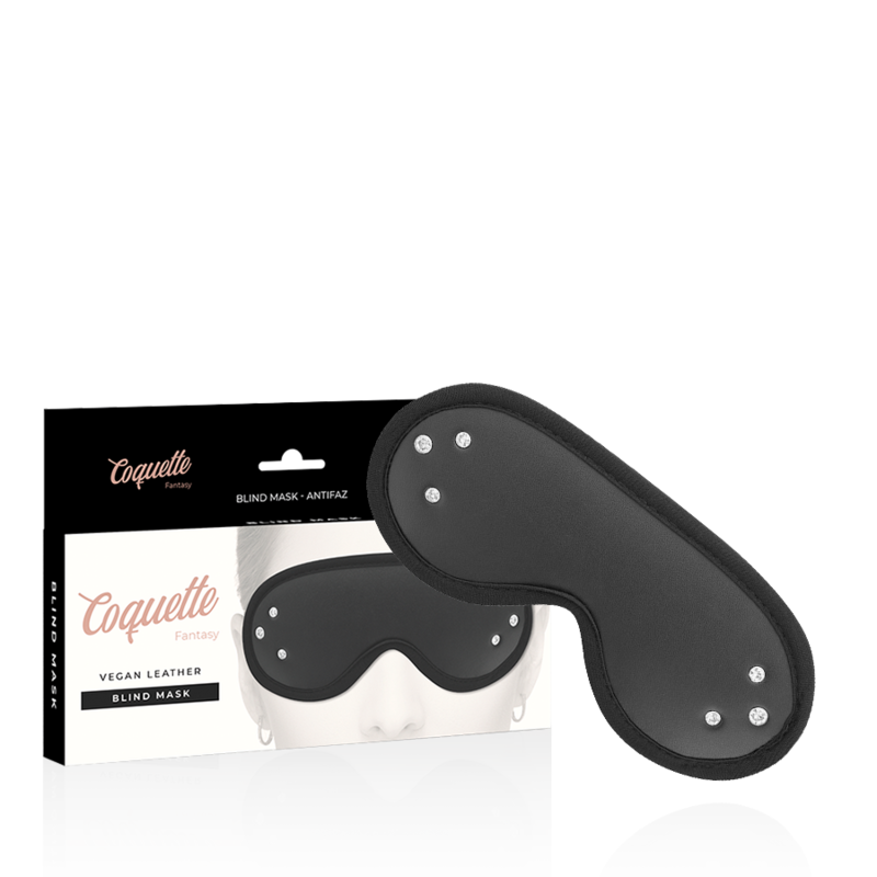 COQUETTE CHIC DESIRE - VEGAN LEATHER FANTASY MASK WITH NEOPRENE LINING