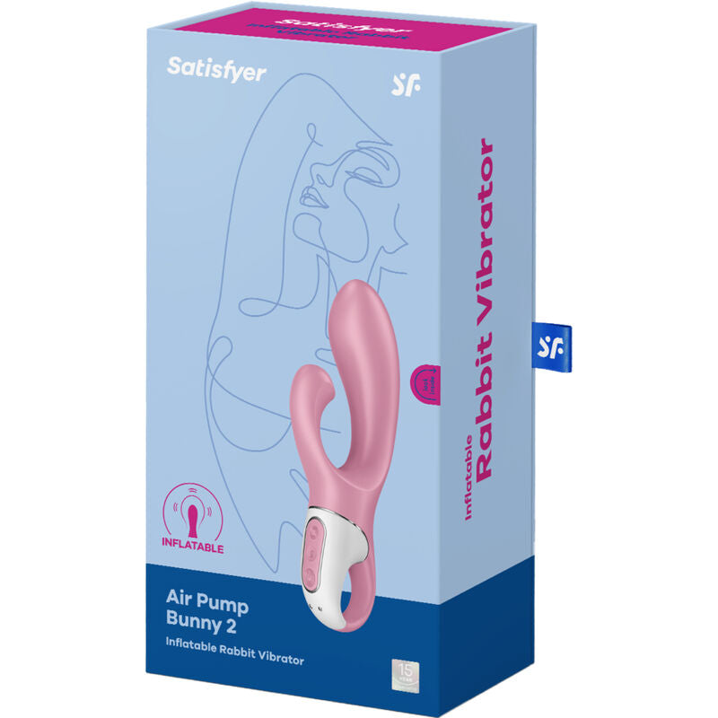 SATISFYER - AIR BUNNY 2 PINK PUMP