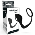 ADDICTED TOYS - BLACK PENIS RING BUTT PLUG