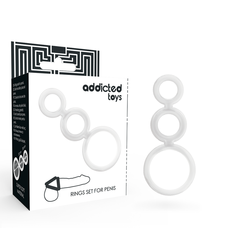 ADDICTED TOYS - DANNEAU CLEAR PENIS SET
