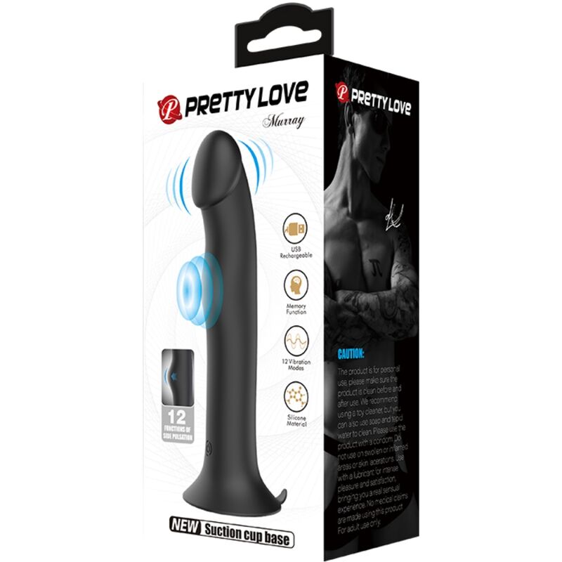 PRETTY LOVE - CLITORAL VIBRATOR AND SUCTION MURRAY BLACK