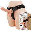 PRETTY LOVE - HARNESS PANTIES UNIVERSAL HARNESS WITH TOM DILDO 20 CM NATURAL