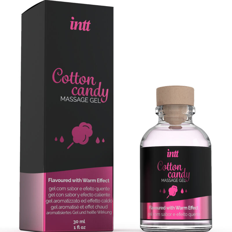 INTT MASSAGE & ORAL SEX - COTTON BABE DADDY-FLAVORED MASSAGE GEL WITH WARMING EFFECT