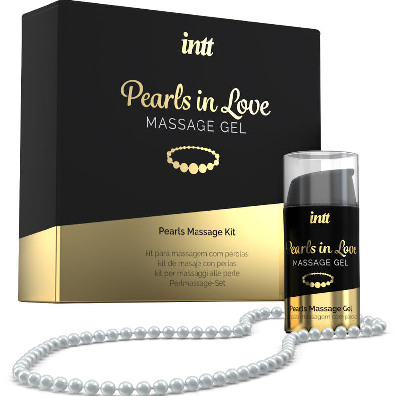 INTENSE MASSAGE & ORAL SEX - LOVE BEADS WITH PEARL NECKLACE AND SILICONE GEL