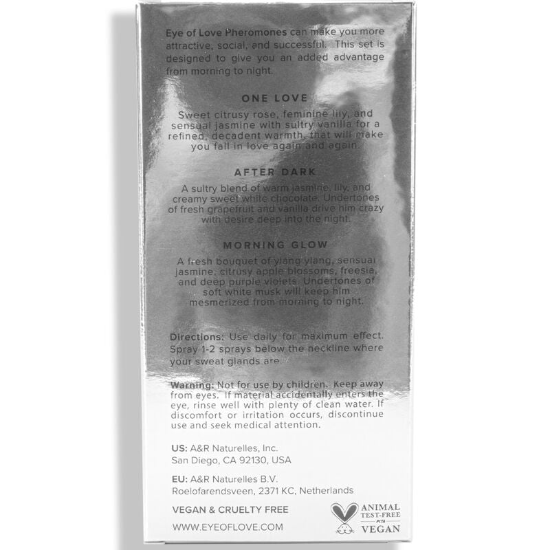 EYE OF LOVE - PERFUME EOL PHR 10 ML SET/3 - MORNING GLOW, ONE LOVE, AFTER DARK