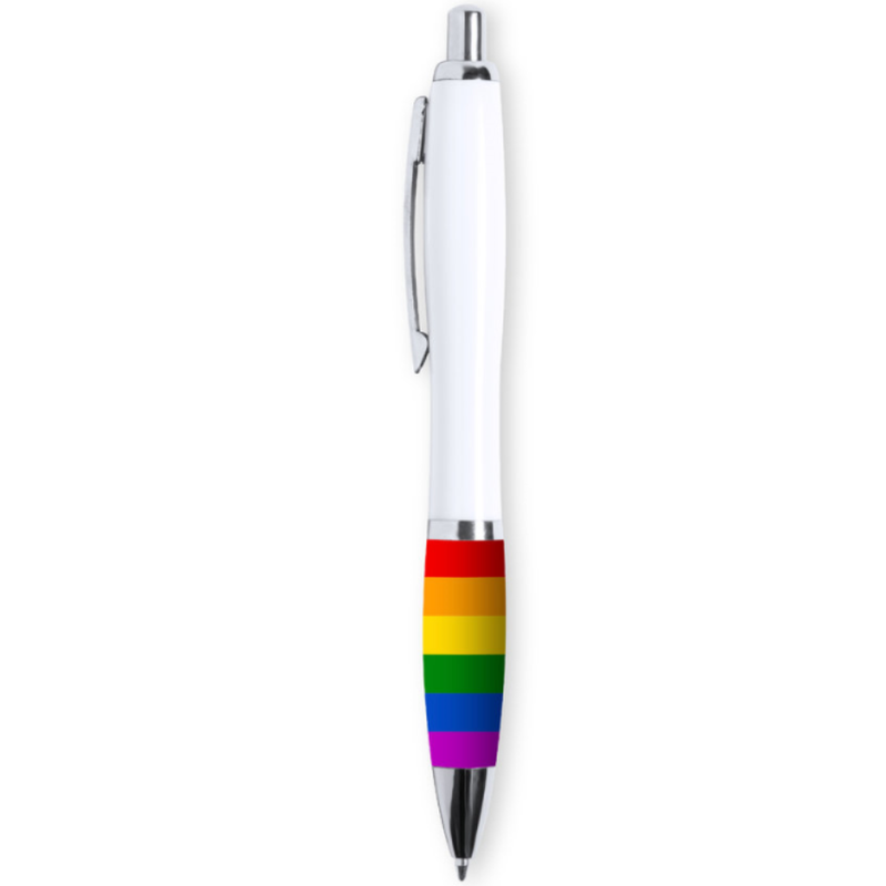 PRIDE - WHITE LGBT FLAG PENS