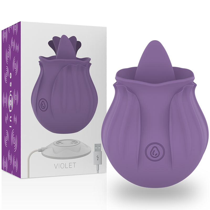 INTENSE - VIOLET CLITORAL STIMULATOR 10 VIBRATIONS LILAC
