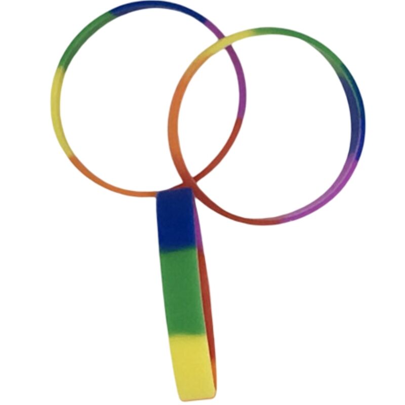 PRIDE - LGBT FLAG SILICONE WRISTBAND