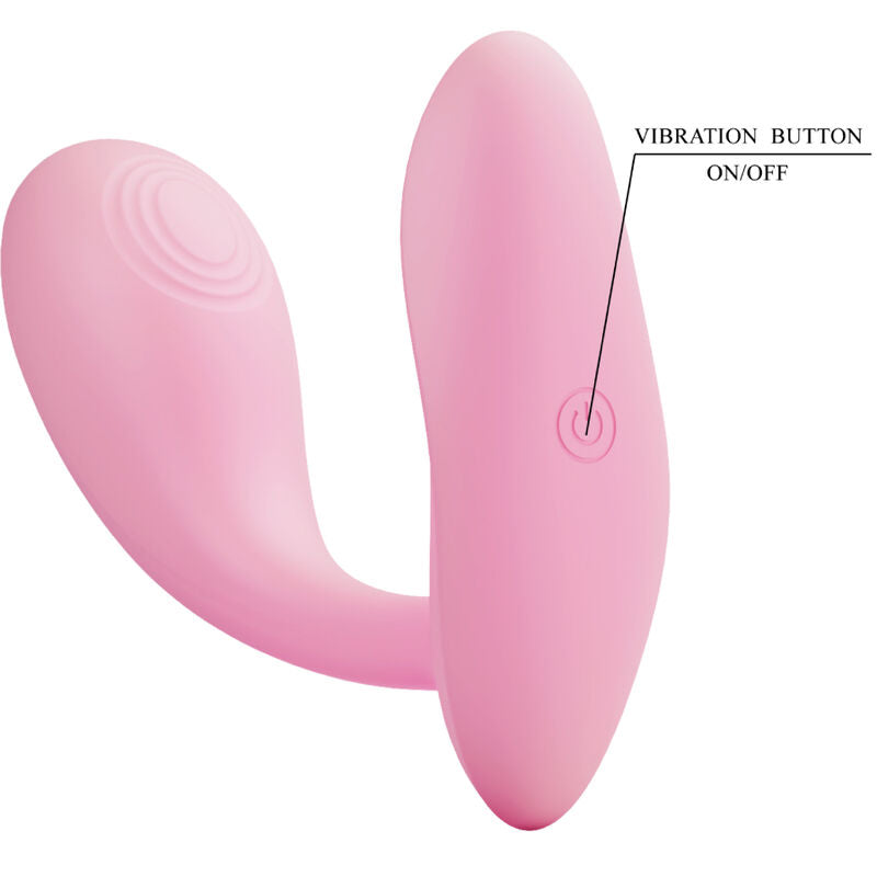PRETTY LOVE - BAIRD G-SPOT APPLICATOR 12 RECHARGEABLE VIBRATIONS PINK