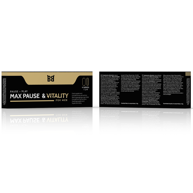 BLACK BULL - DELAY AND MAXIMUM VITALITY FOR MEN 4 CAPSULES