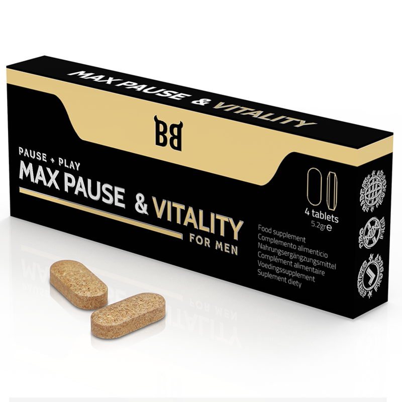 BLACK BULL - DELAY AND MAXIMUM VITALITY FOR MEN 4 CAPSULES