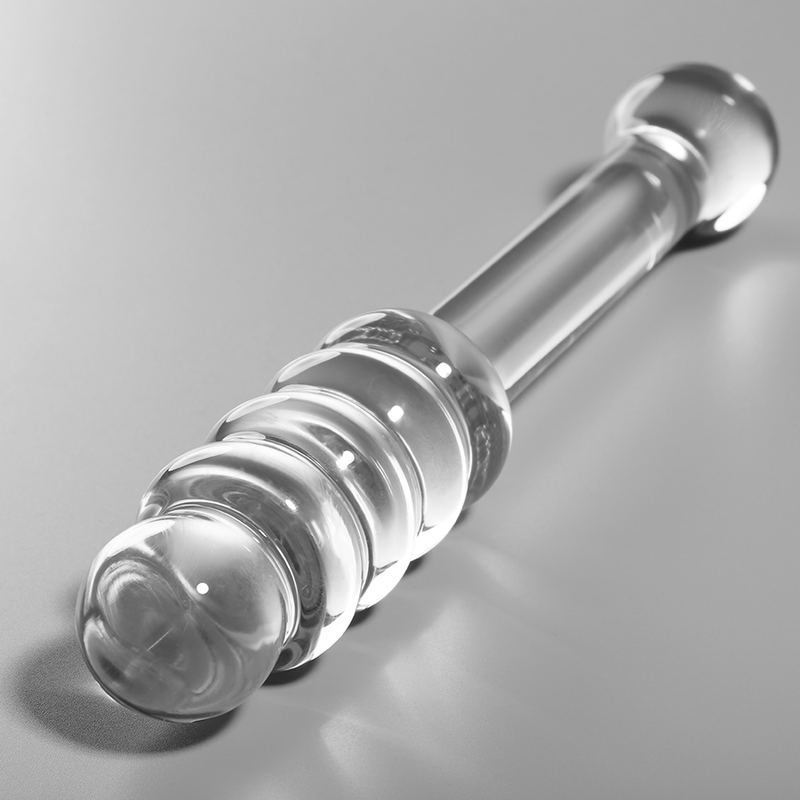 NEBULA SERIES BY IBIZA - MODEL 20 BOROSILICATE GLASS DILDO 20.5 CM -O- 3 CM