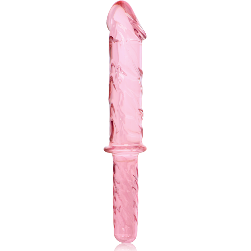 NEBULA SERIES BY IBIZA - 24 GODE MODEL IN PINK BOROSILICATE GLASS 28.5 CM -O- 5 CM