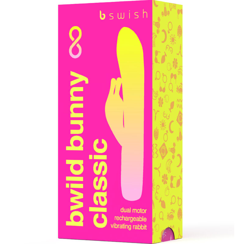 B SWISH - RECHARGEABLE VIBRATOR CLASSIC BWILD BUNNY INFINITE SILICONE PINK