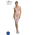 PASSION - BODYSTOCKING ECO COLLECTION ECO BS014 BLANC