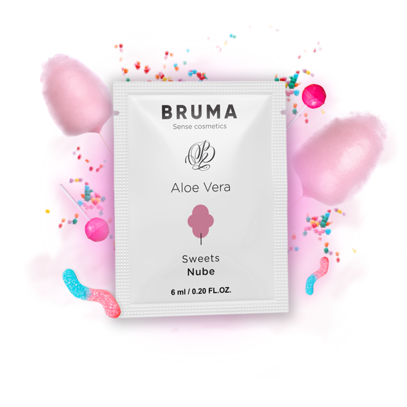 BRUMA - SLIDING GEL WITH ALOE VERA CANDY FLAVOR 6 ML