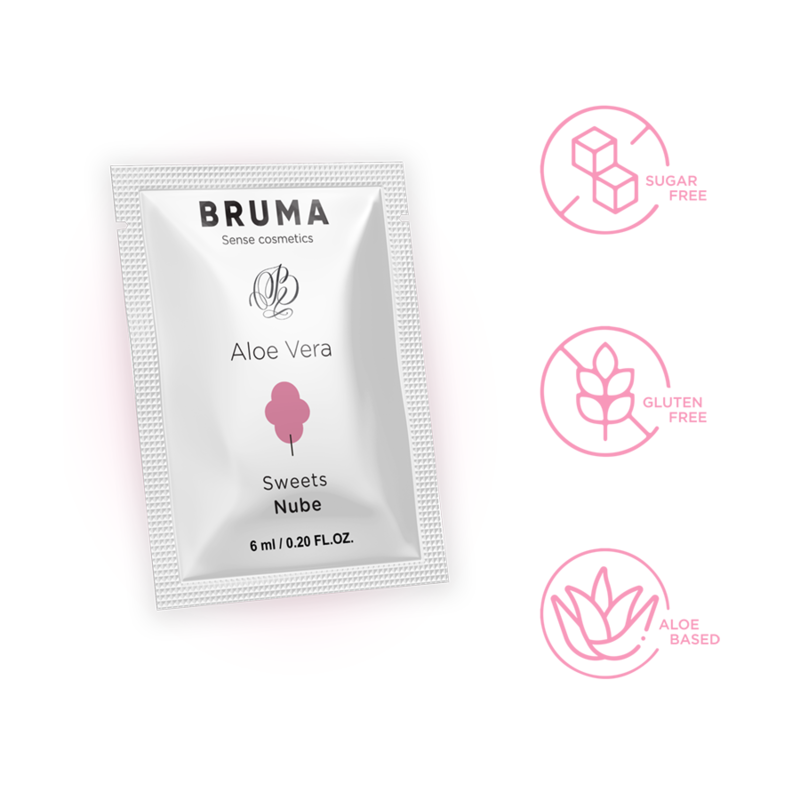 BRUMA - SLIDING GEL WITH ALOE VERA CANDY FLAVOR 6 ML