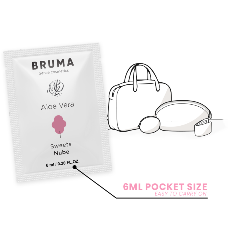 BRUMA - SLIDING GEL WITH ALOE VERA CANDY FLAVOR 6 ML