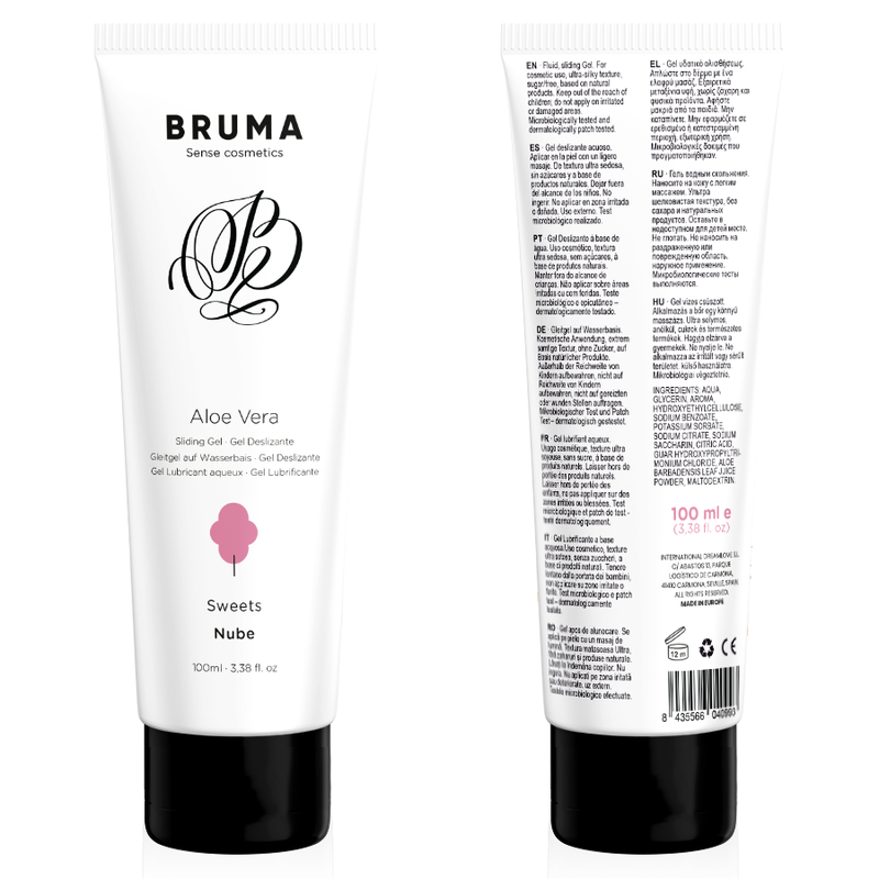 BRUMA - ALOE VERA GLIDING GEL CANDY FLAVOR 100 ML