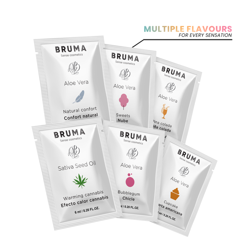 BRUMA - SLIDING GEL WITH ALOE VERA CANDY FLAVOR 6 ML