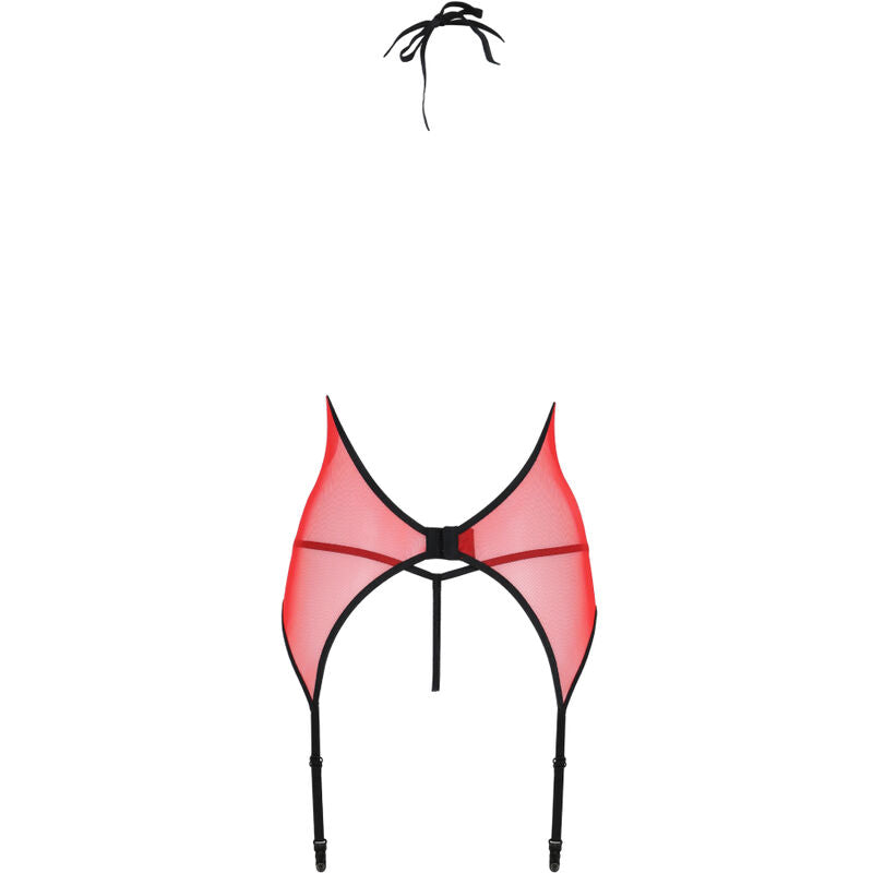 PASSION - PEONIA EROTIC RED CORSET S/M
