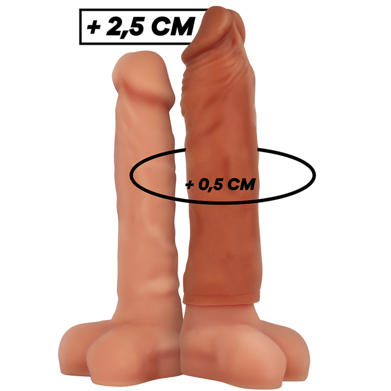 VIRILXL - BROWN LIQUID SILICONE PENIS EXTENDER V5
