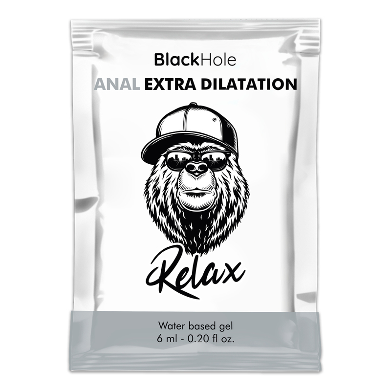 BLACK HOLE - WATER-BASED GEL EXTRA DILATION 6 ML SINGLE DOSE
