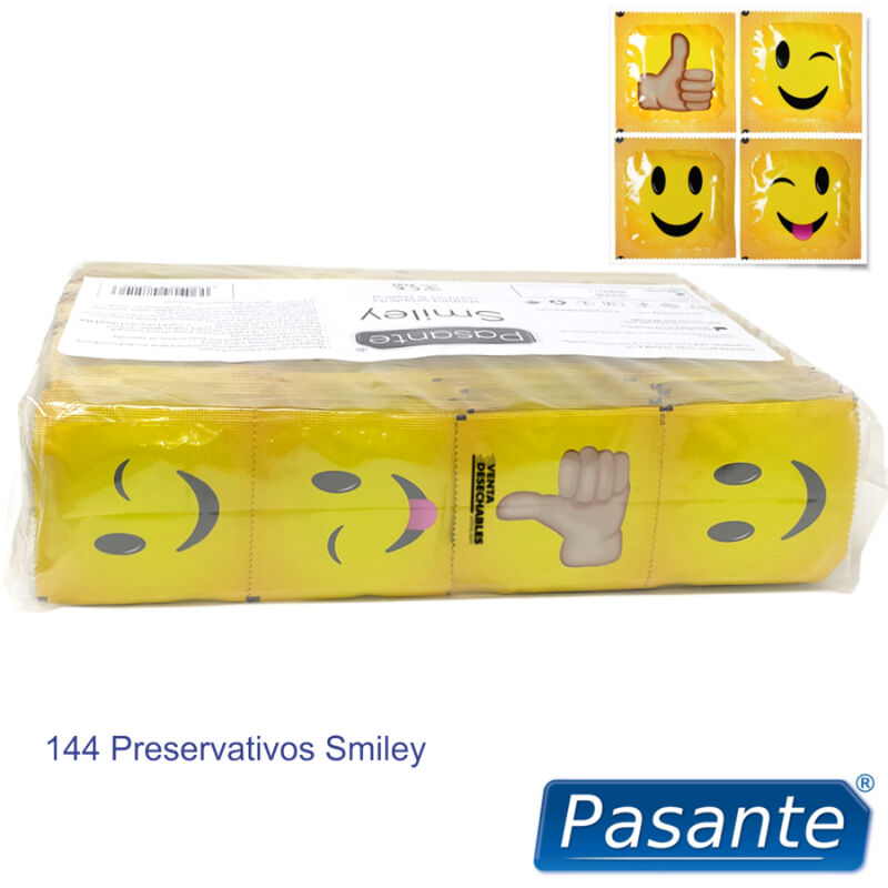 INTERN - SMILEY CONDOMS BAG 144 UNITS