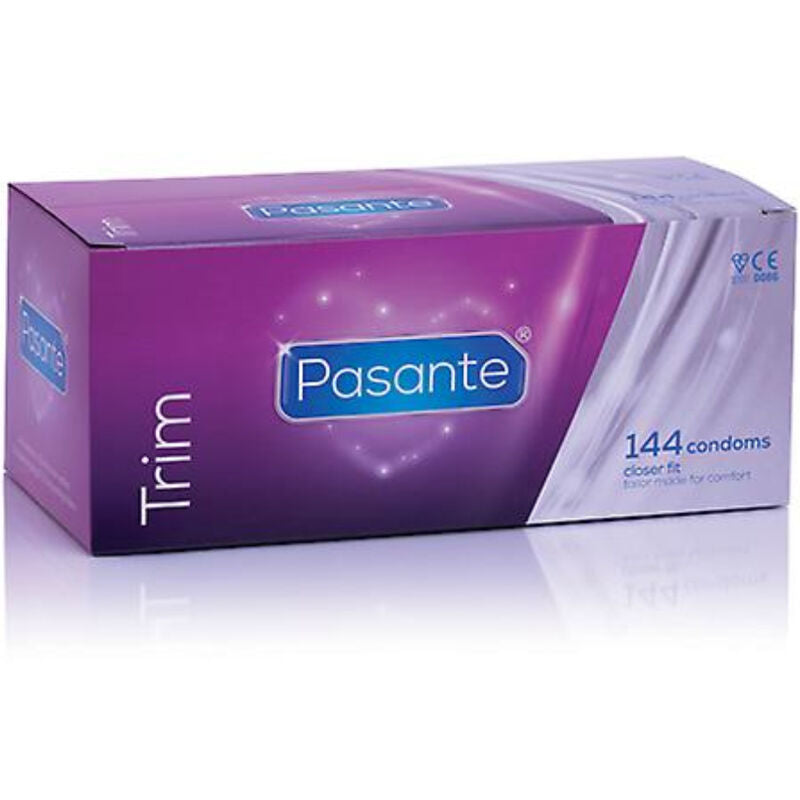 PASANTE - TRIM CLOSER FIT CONDOMS BOX 144 UNITS