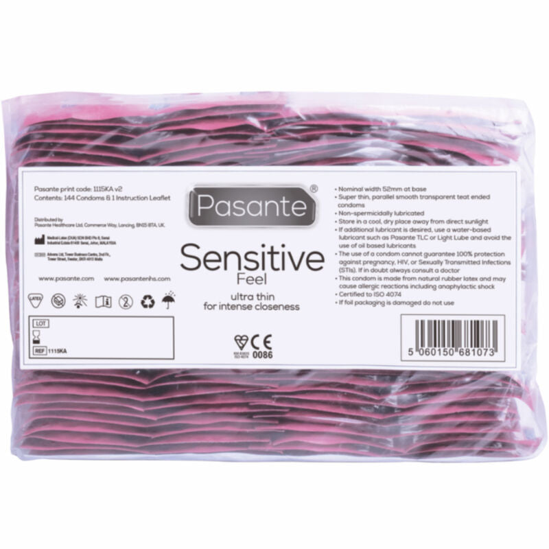 INTERN - SENSITIVE CONDOMS POUCH 144 UNITS