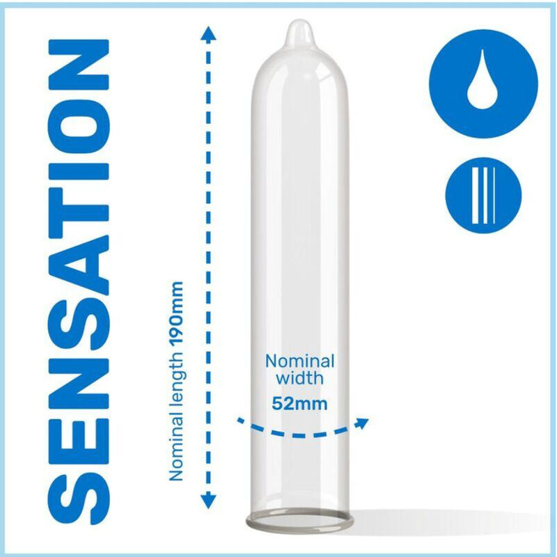 INTERN - SENSITIVE CONDOMS POUCH 144 UNITS