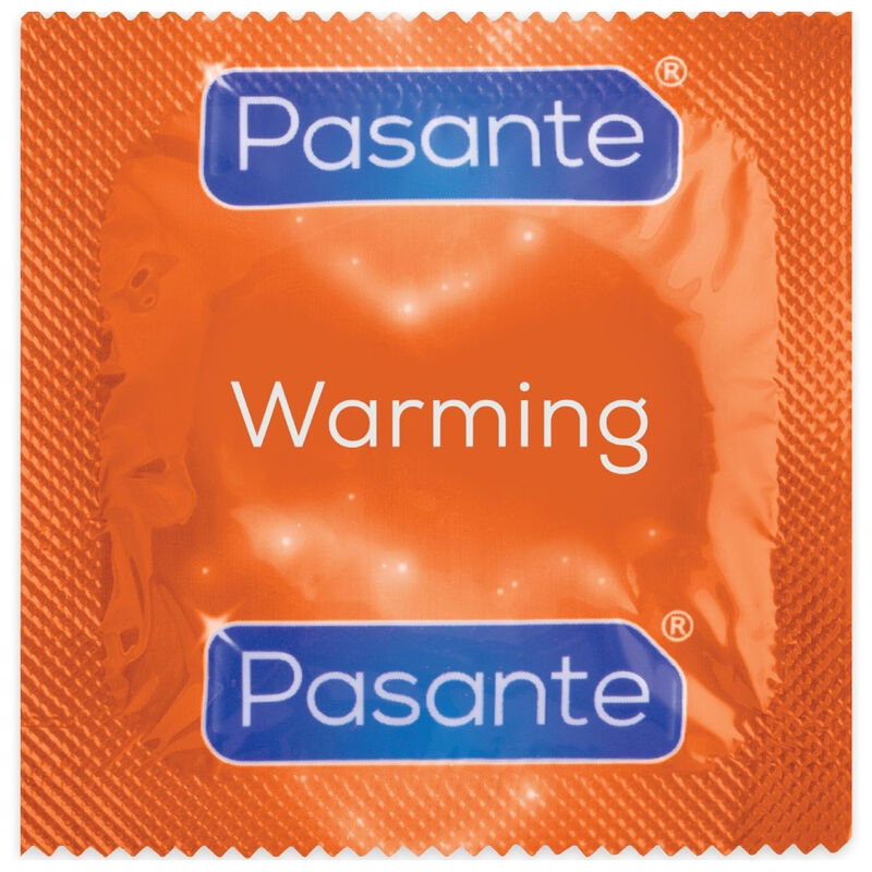 PASANTE - WARMING CONDOMS POUCH 144 UNITS