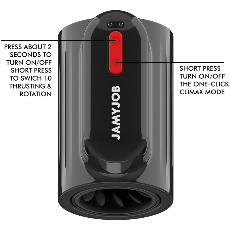 JAMYJOB - VORTEX AND ROTATION TECH TURBO MODE MASTURBATOR