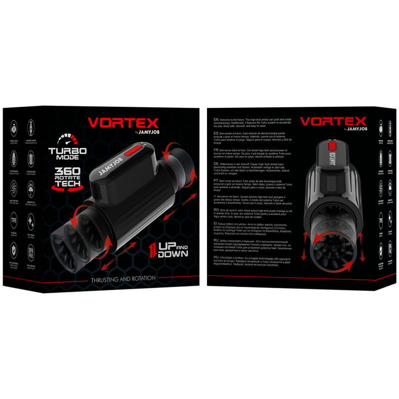 JAMYJOB - VORTEX AND ROTATION TECH TURBO MODE MASTURBATOR