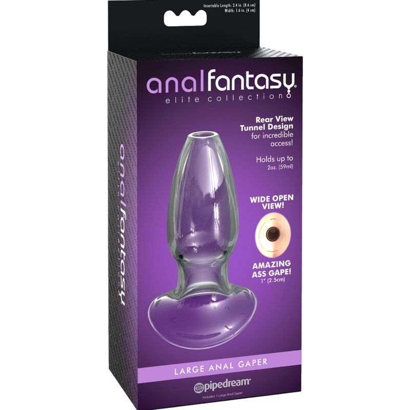 ANAL FANTASY ELITE COLLECTION - GAPER ANAL CRYSTAL DILATOR SIZE M