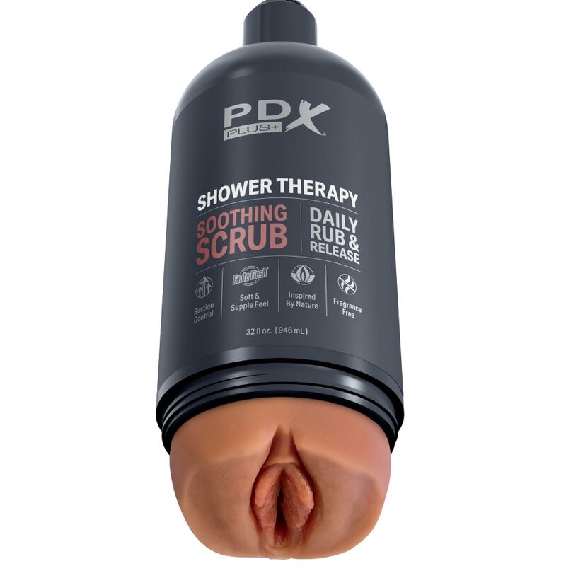 PDX PLUS - STROKER MASTURBATOR DISCREET BOTTLE DESIGN SOOTHING SCRUB SHAMPOO CANDY