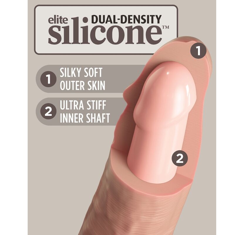 KING COCK - ELITE ADJUSTABLE HARNESS WITH 6-INCH DILDO FOR BEGINNERS